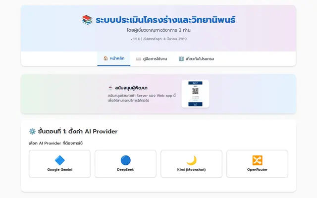 หน้าตาของ SAR for Academic Research Paper