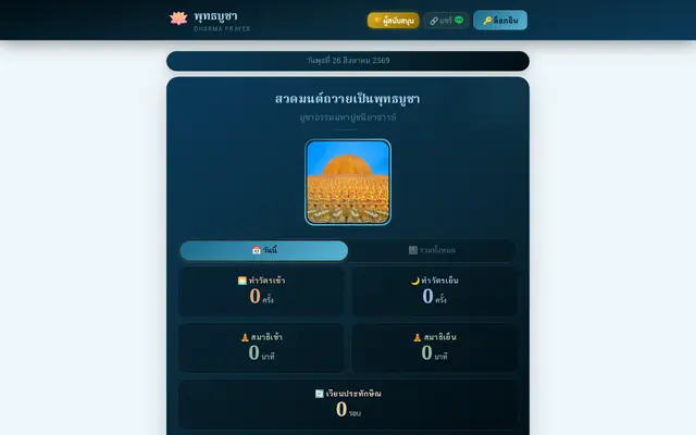 หน้าตาของ Dharma Prayer