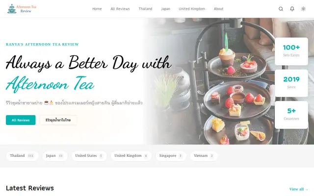 หน้าตาของ Afternoon Tea Review