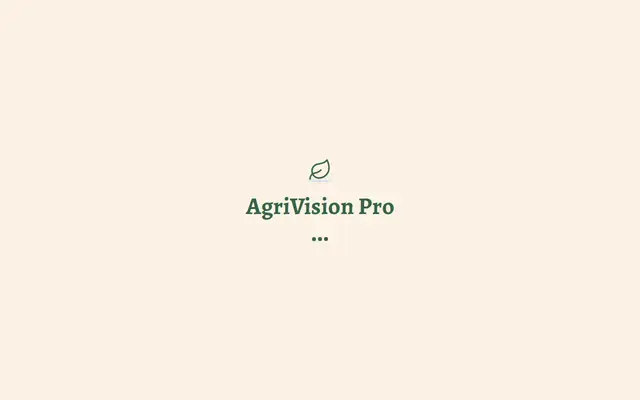 หน้าตาของ AgriVision Pro
