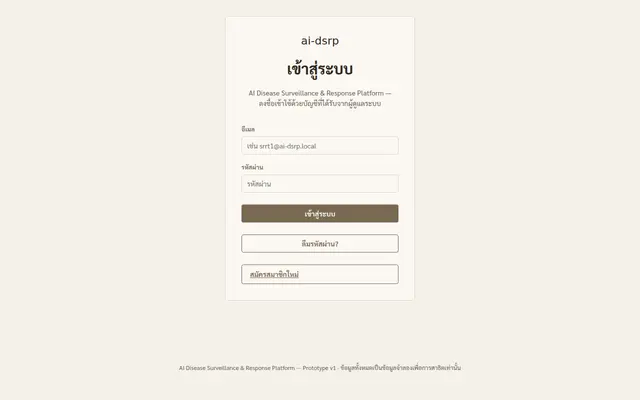 หน้าตาของ AI-DSRP
