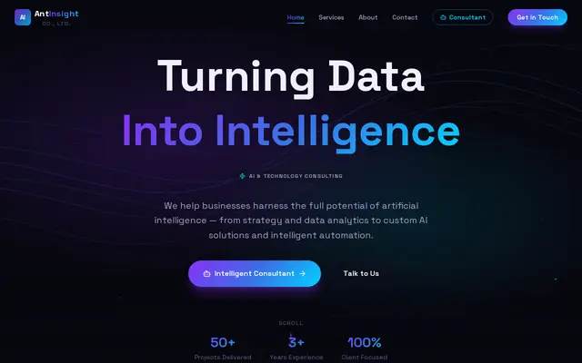 หน้าตาของ AntInsight