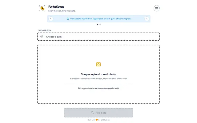 หน้าตาของ BetaScan