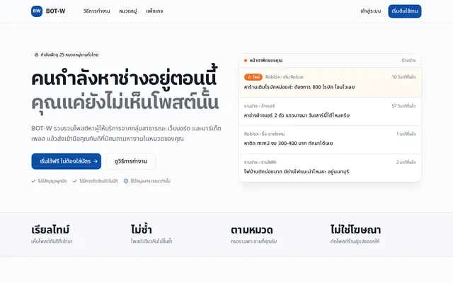 หน้าตาของ BOT-W