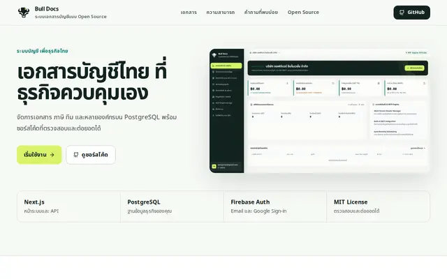 หน้าตาของ Bull Docs