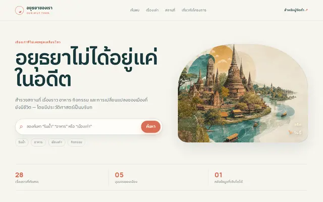 หน้าตาของ อยุธยาของเรา