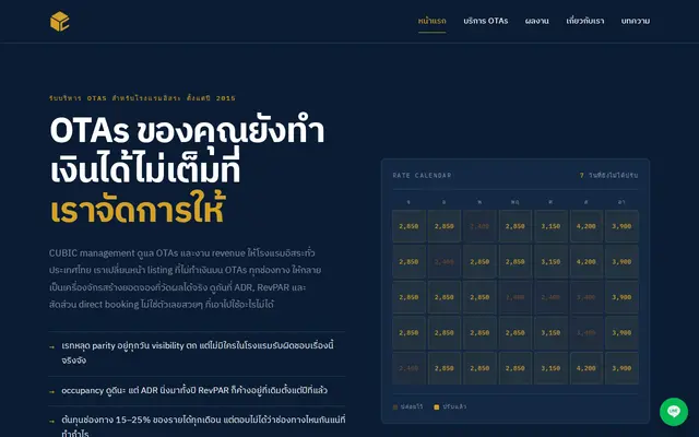 หน้าตาของ Cubic Management
