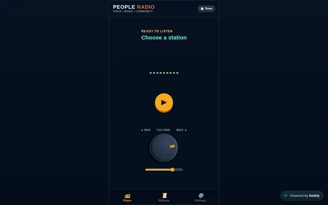 หน้าตาของ PEOPLE RADIO2.2
