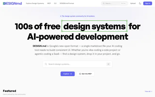 หน้าตาของ DESIGN.md