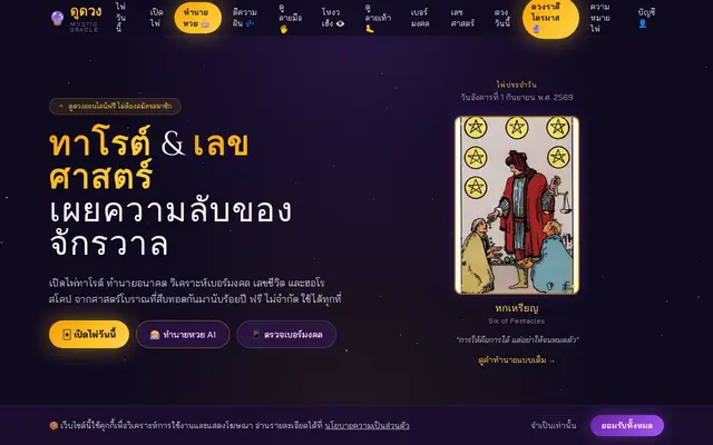 หน้าตาของ ดูดวง