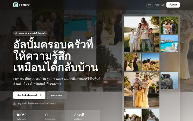 หน้าตาของ Famory