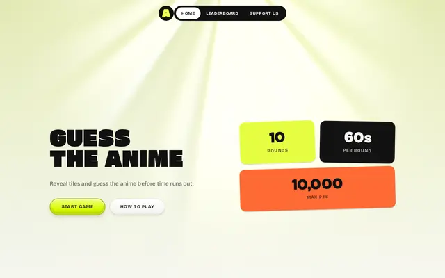 หน้าตาของ Guess This Anime