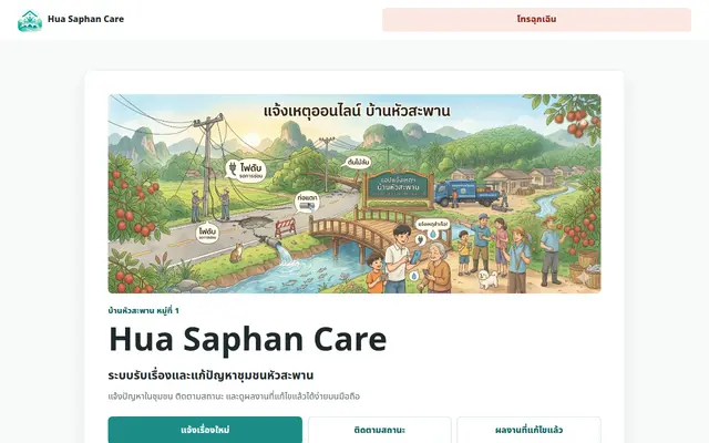 หน้าตาของ Hua Saphan Care