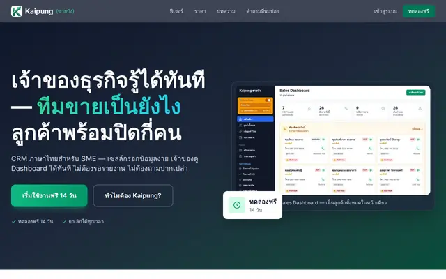 หน้าตาของ Kaipung ขายปัง