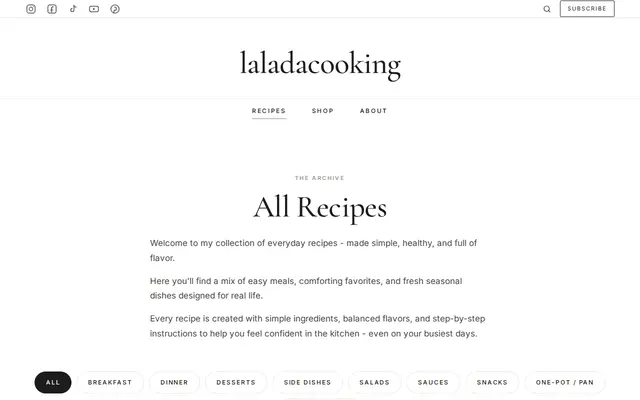 หน้าตาของ laladacooking Recipes