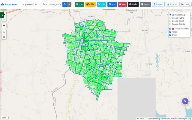 หน้าตาของ LTAX MAP อบต.ละลม