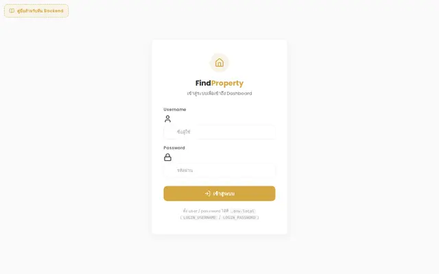 หน้าตาของ FindProperty