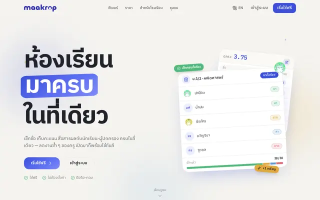 หน้าตาของ Maakrop