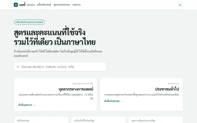 หน้าตาของ มีดีไทย