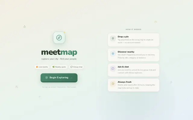 หน้าตาของ Meetmap