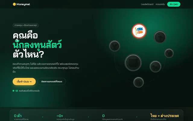 หน้าตาของ Moneymal