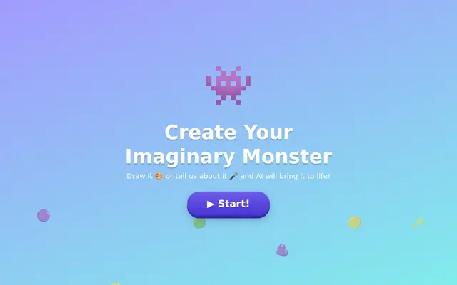 หน้าตาของ My Monster Creator