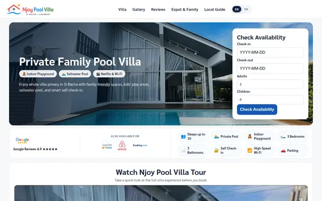 หน้าตาของ Njoy Pool Villa