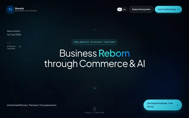 หน้าตาของ Novaris Business Solutions