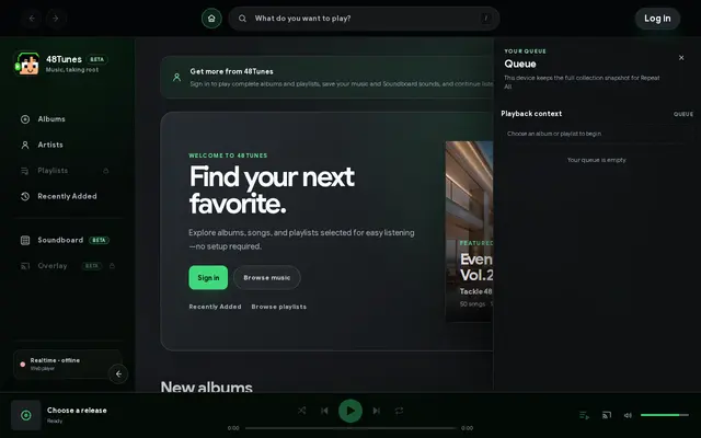 หน้าตาของ 48Tunes Open