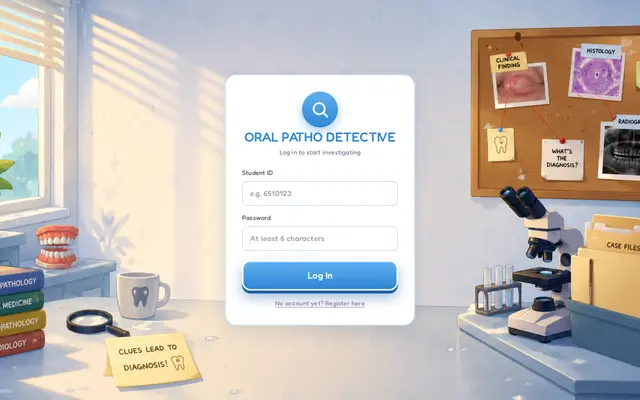 หน้าตาของ Oral Patho Detective