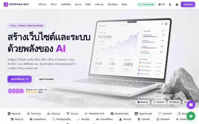 หน้าตาของ PatiphanDev
