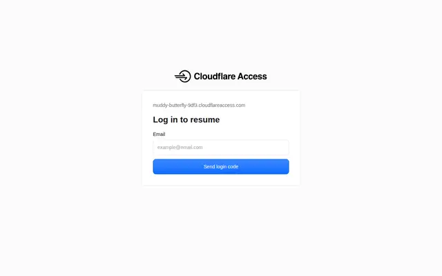 หน้าตาของ Quick Resourcing Resume Generator