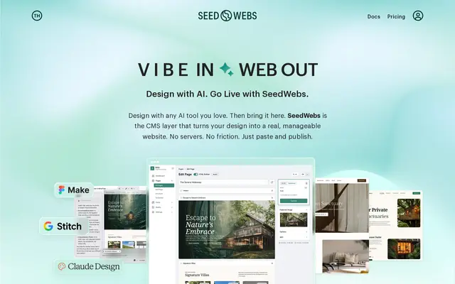 หน้าตาของ SeedWebs