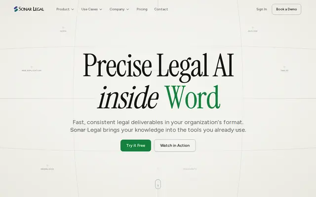 หน้าตาของ Sonar Legal