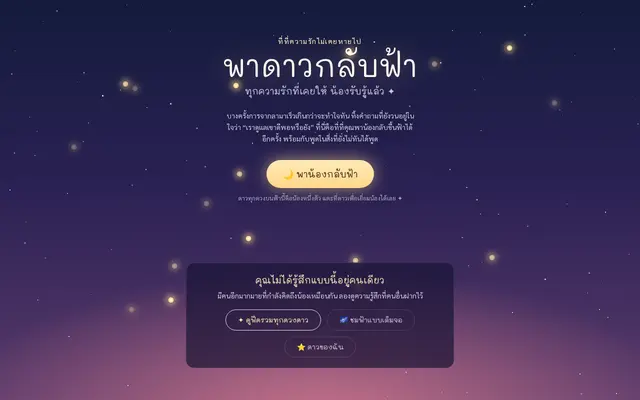 หน้าตาของ พาดาวกลับฟ้า