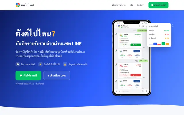 หน้าตาของ ตังค์ไปไหน
