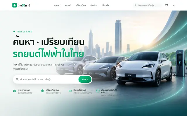 หน้าตาของ ThaiEVCars