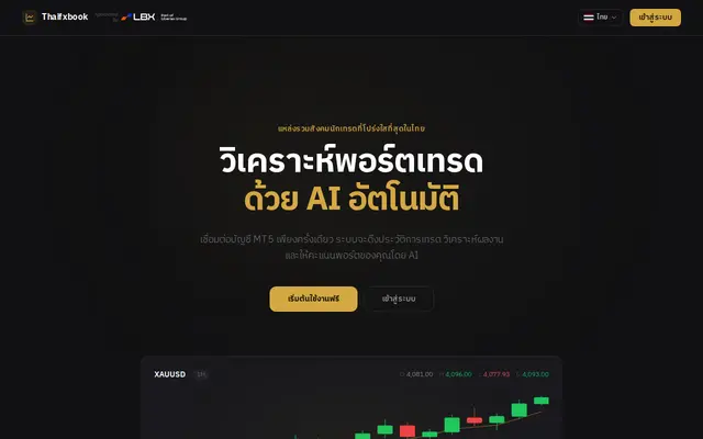 หน้าตาของ Thaifxbook