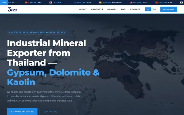 หน้าตาของ Three Gent Intertrade บนจอคอม
