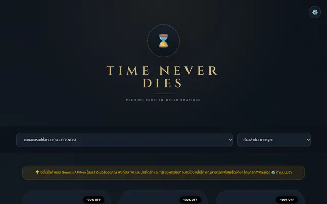 หน้าตาของ Time Never Dies