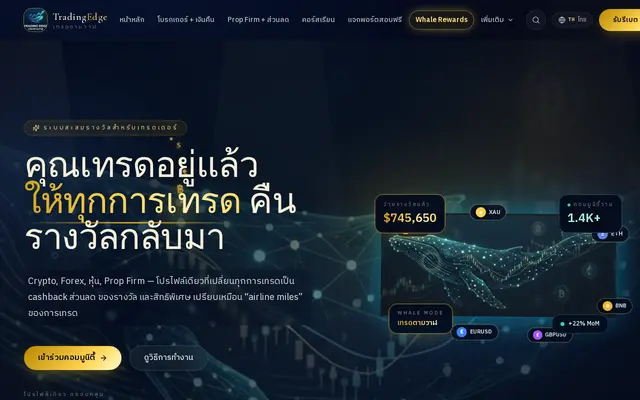 หน้าตาของ TradingEdge