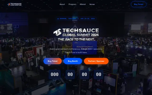 หน้าตาของ Techsauce Global Summit 2026