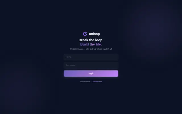 หน้าตาของ Unloop