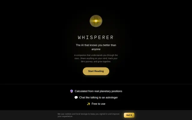 หน้าตาของ Whisperer