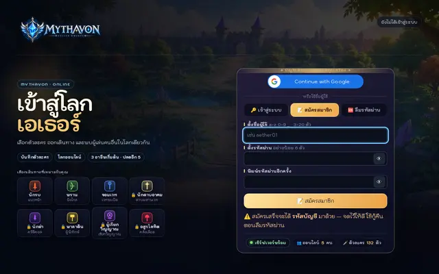 หน้าตาของ เกมบนเว็บ